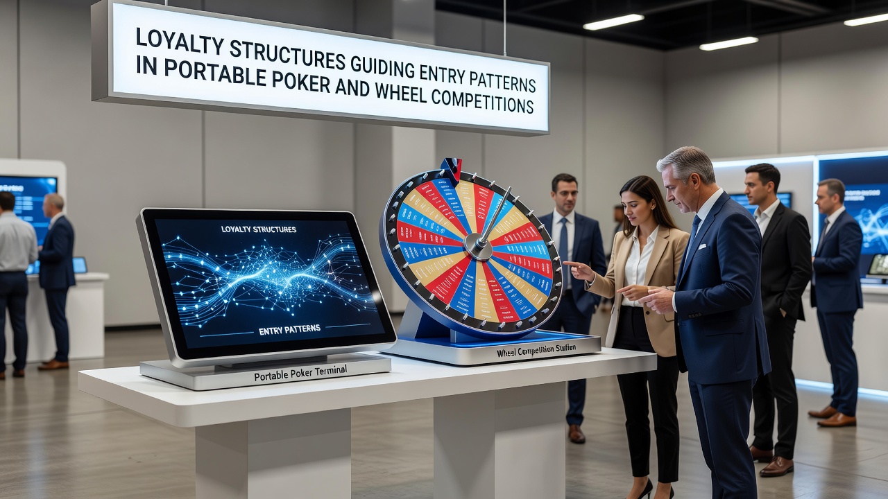 Wheel competition dashboard highlighting reward tier entry patterns on mobile devices